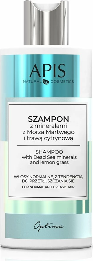 Shampon për femra APIS Optima me minerale të Detit të Vdekur dhe lemongrass, 300ml