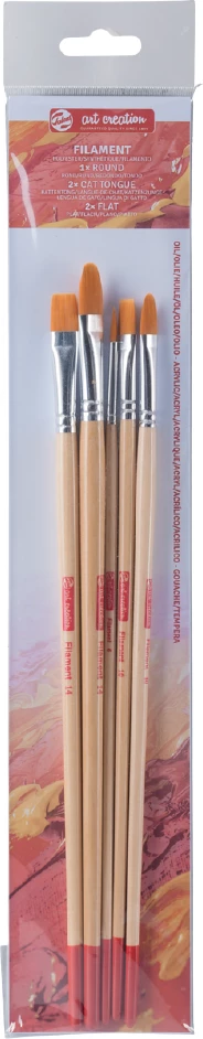 Set Furçash Artistike Filament – 5 Copë