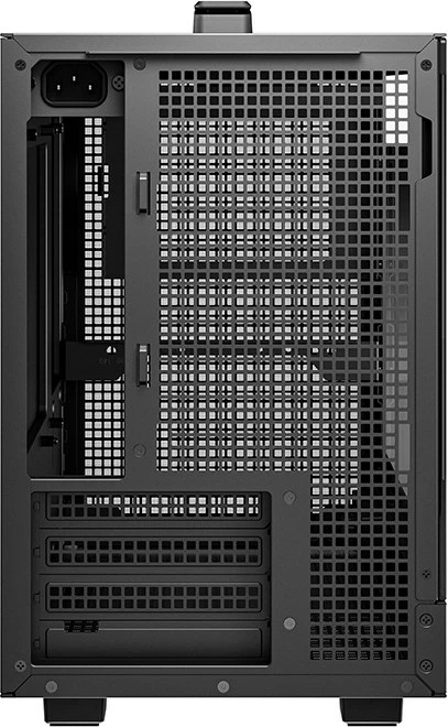 Kasë DeepCool CH160 PLUS Small Form Factor, xham i temperuar, e zezë