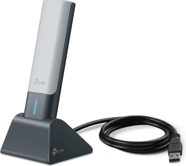 Adapter Wi‑Fi USB TP-Link Archer TX50UH, me bazë dhe kabllo, i zi