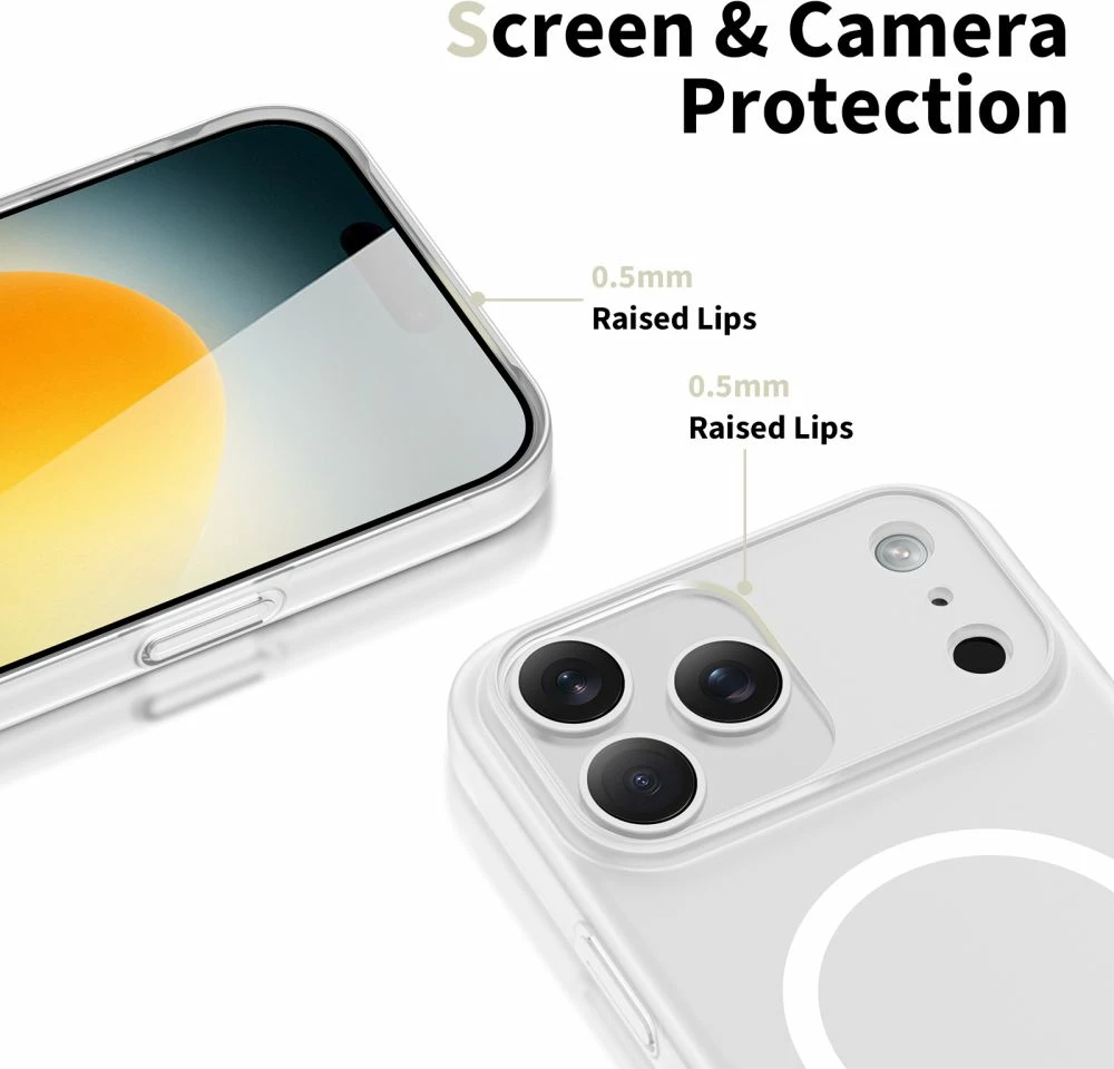 Mbështjellës Tech-Protect MagSlim MagSafe për iPhone 17 Pro Max, Matte White, 1 copë