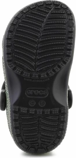 Atlete fëmijësh Crocs Classic I Am Scary Dino Clog T, të zeza