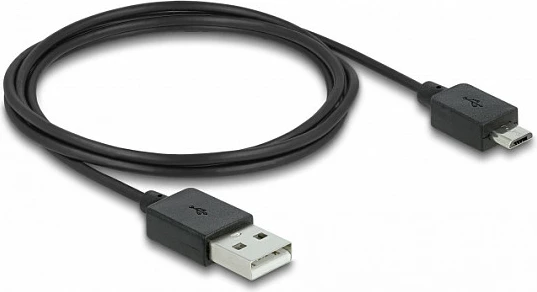 Adapter DeLOCK HDMI-A në USB Type-C, DP 1.4 Alt Mode, 8K 30Hz, 0.18 m, i zi
