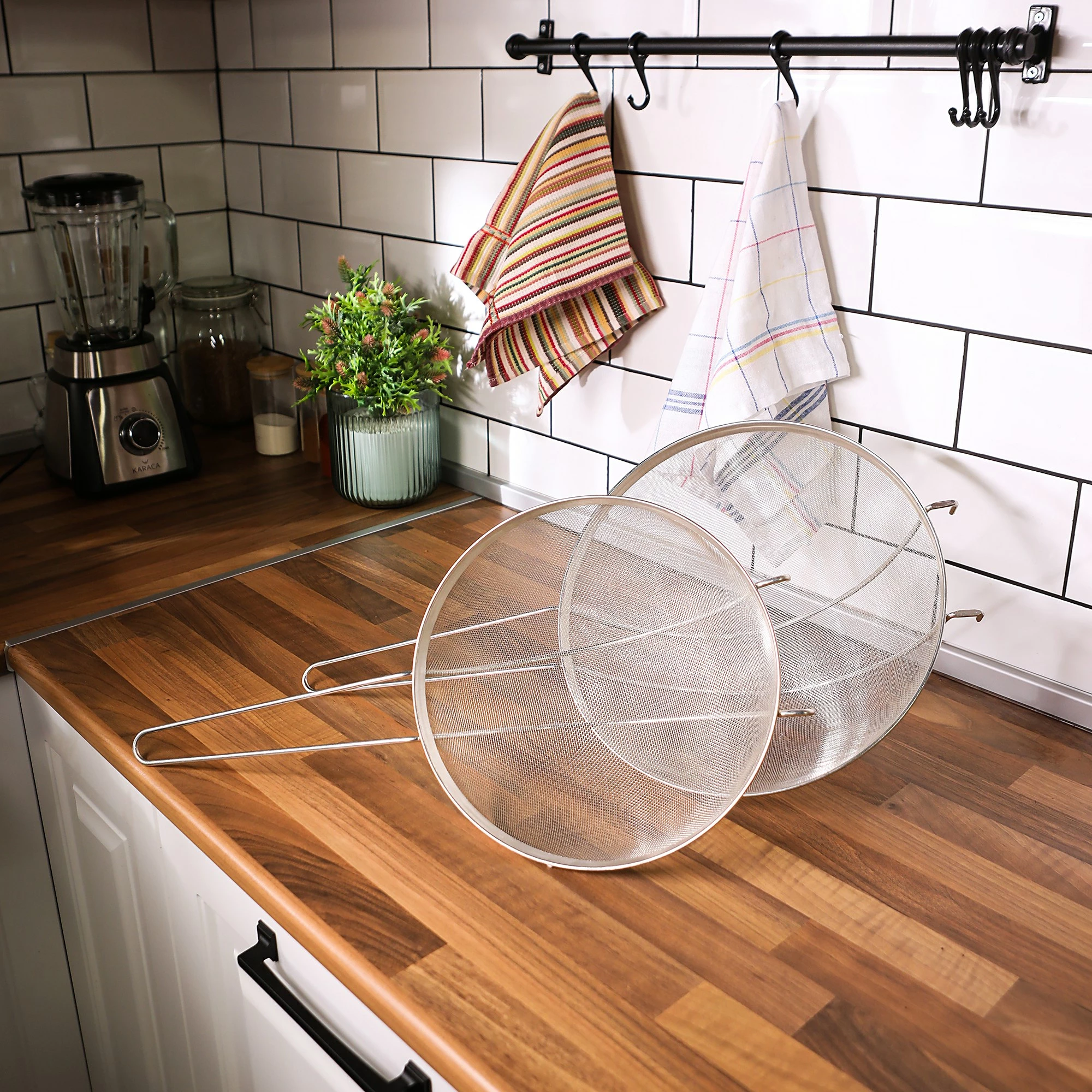 Sitajkë inoksi Hermia, argjendtë, GB0079, 25x50x11cm