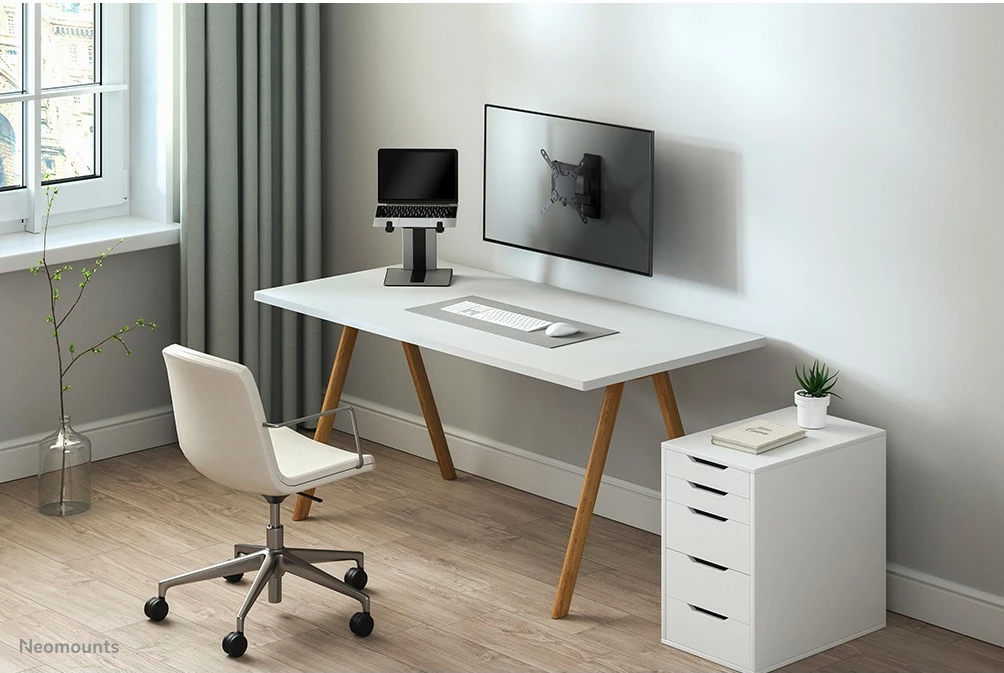 Mbajtës laptopi Neomounts Newstar NSLS200, plastikë, i palosshëm, 10-17 inç, argjend