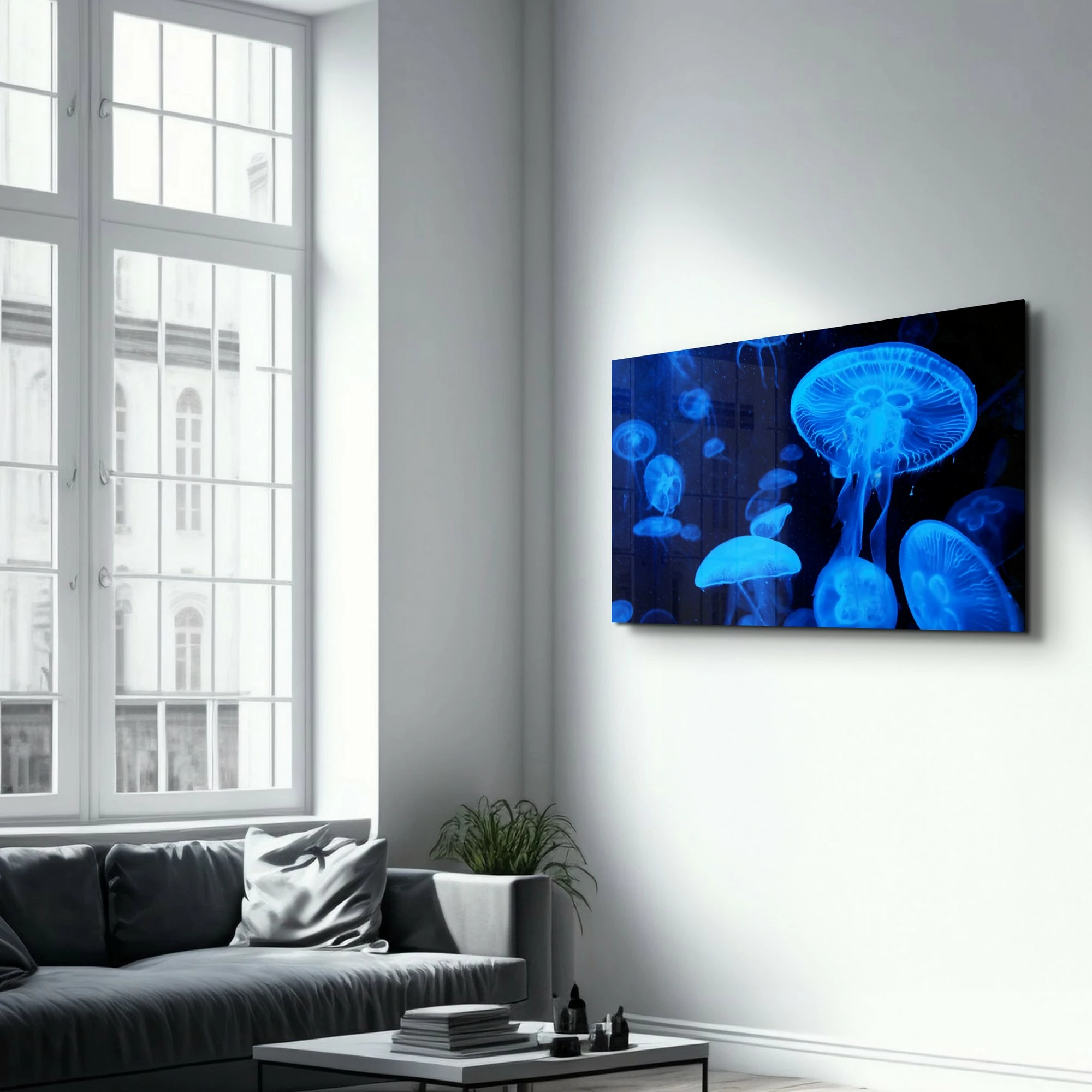 Pikturë dekorative prej xhami të temperuar, Wallity OGLS-8061, 46x72 cm