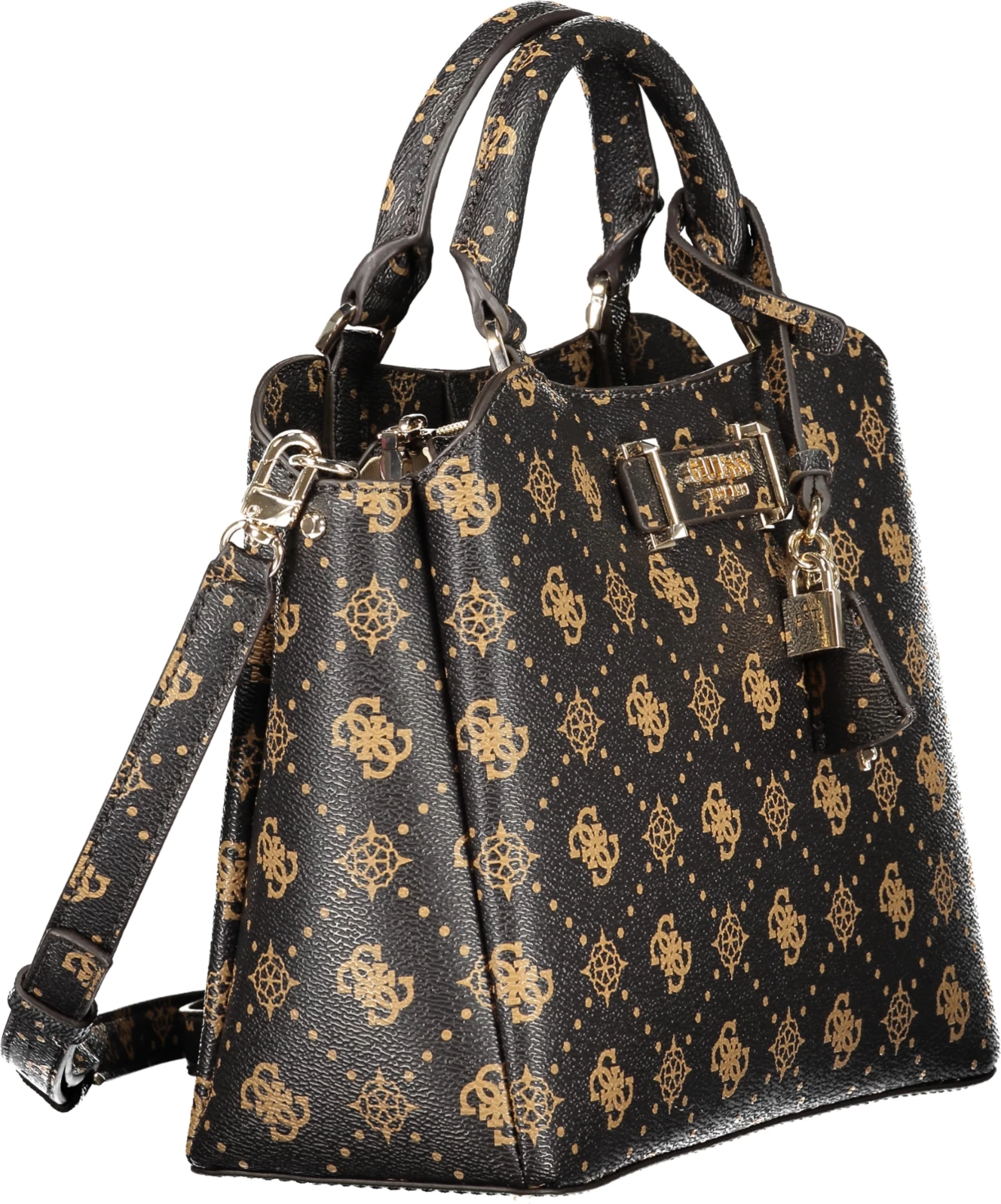 Çantë GUESS JEANS Silia femra, kafe