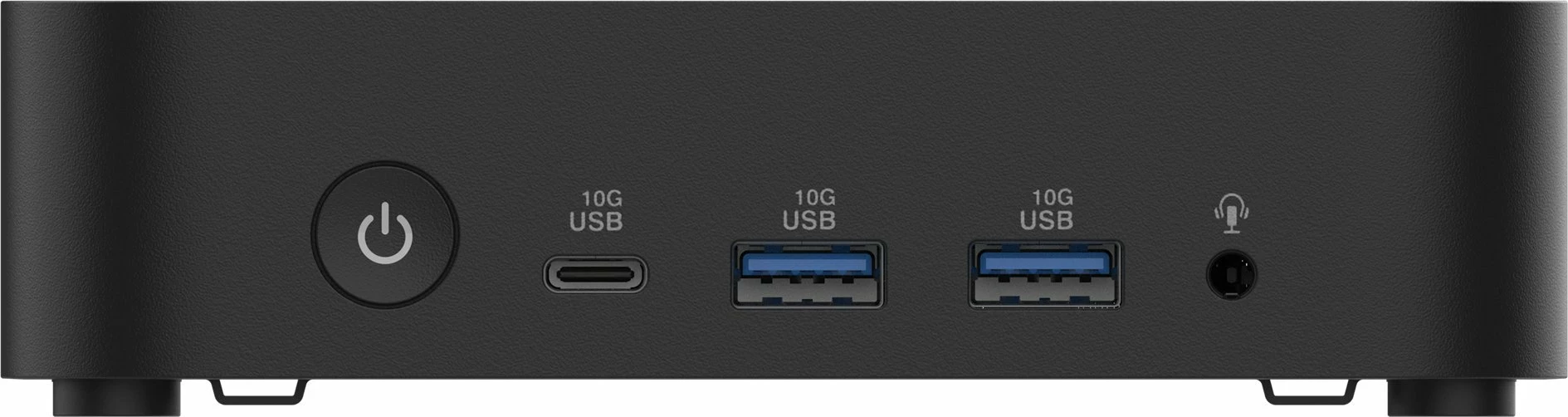 Mini kompjuter barebone Asus NUC 14 Essential RNUC14MNK9700002, 4-core CPU, DDR5-4800 SODIMM (max 16GB), M.2 2280, Wi‑Fi 6E, LAN, i zi