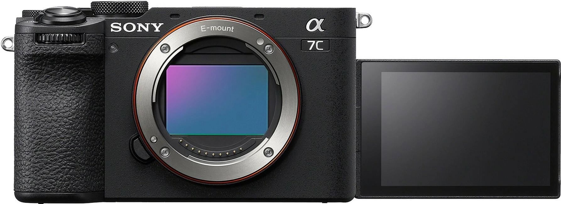 Kamerë Sony Alpha 7C II Body, 4K, 759 pika AF, ekran 3", Wi‑Fi/Bluetooth, e zezë