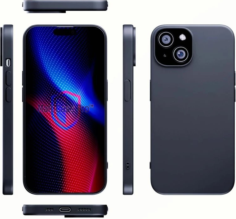 Mbrojtëse telefoni 3mk Matt Case Pro për iPhone 15, e zezë