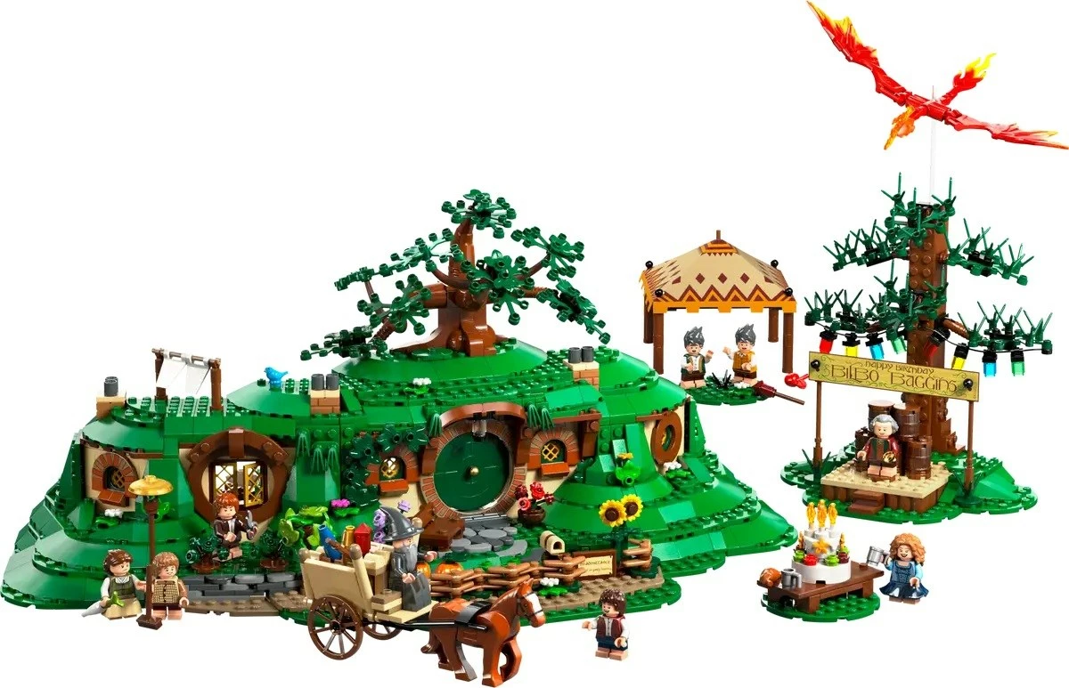 Set LEGO ICONS The Lord of the Rings: Shire 10354, për të rritur, shumëngjyrësh