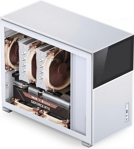 Kasë Jonsbo D31 MESH Screen, micro-ATX, tempered glass, e bardhë