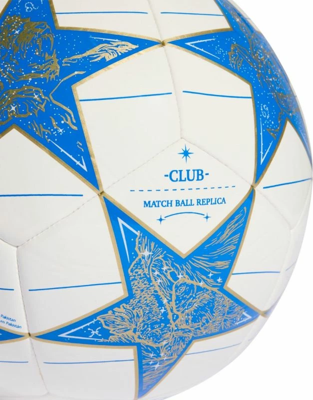 Top futbolli adidas, bardh e kaltër [Madhësia: 5]