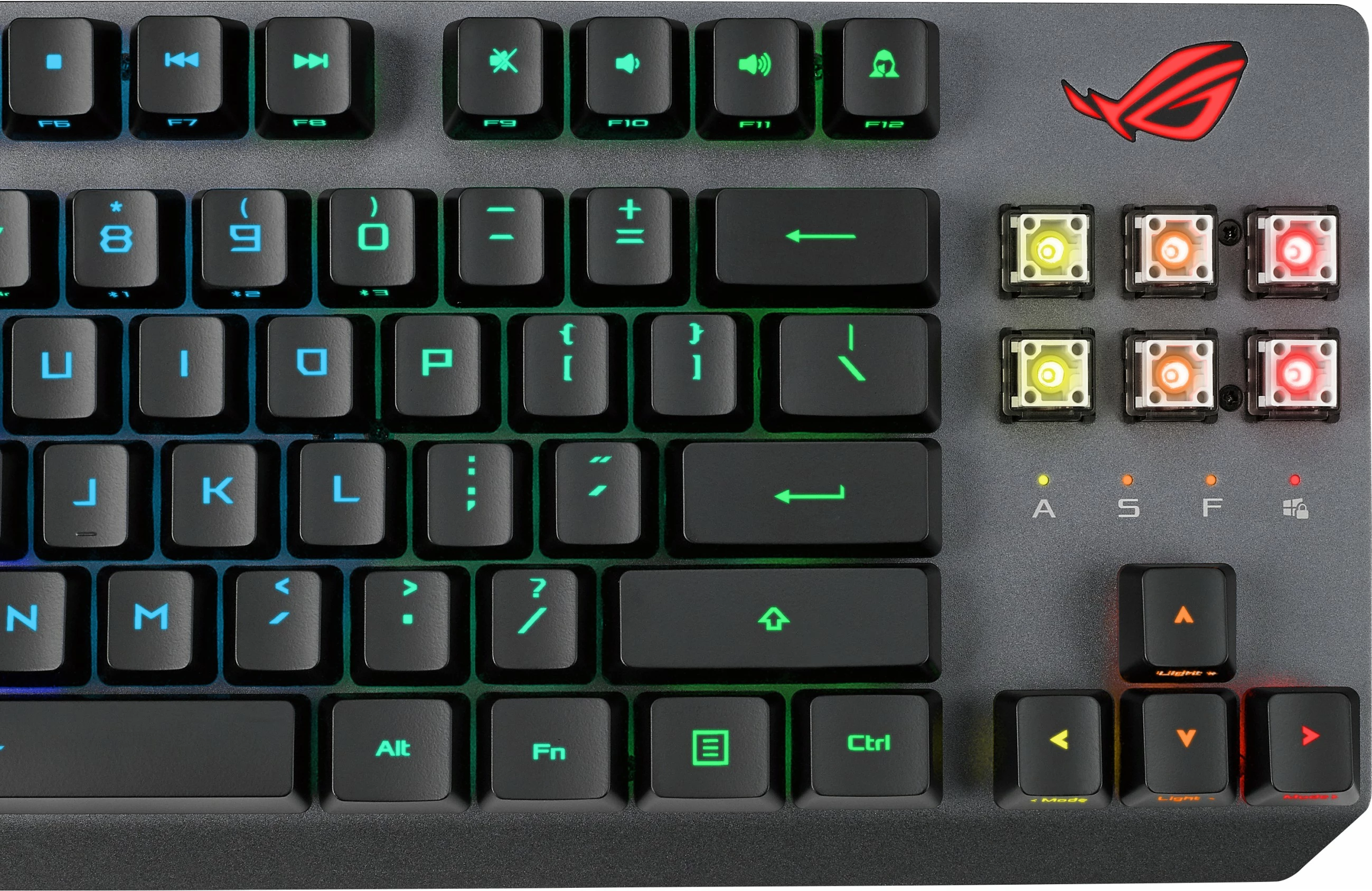 Tastierë mekanike gaming ASUS ROG Strix Scope RX TKL Wireless Deluxe, RGB, AZERTY, e zezë