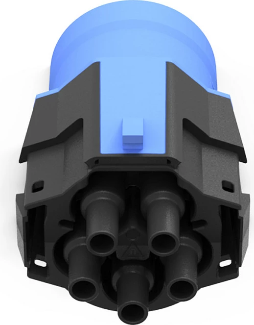 Adapter prizë NRGkick Steckeraufsatz 32A 3-pol, me LED, zi/kaltër