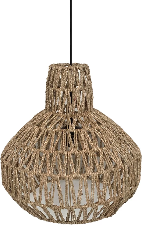 Llambë tavani JURI, kashtë deti natyrale, 40x40x40cm