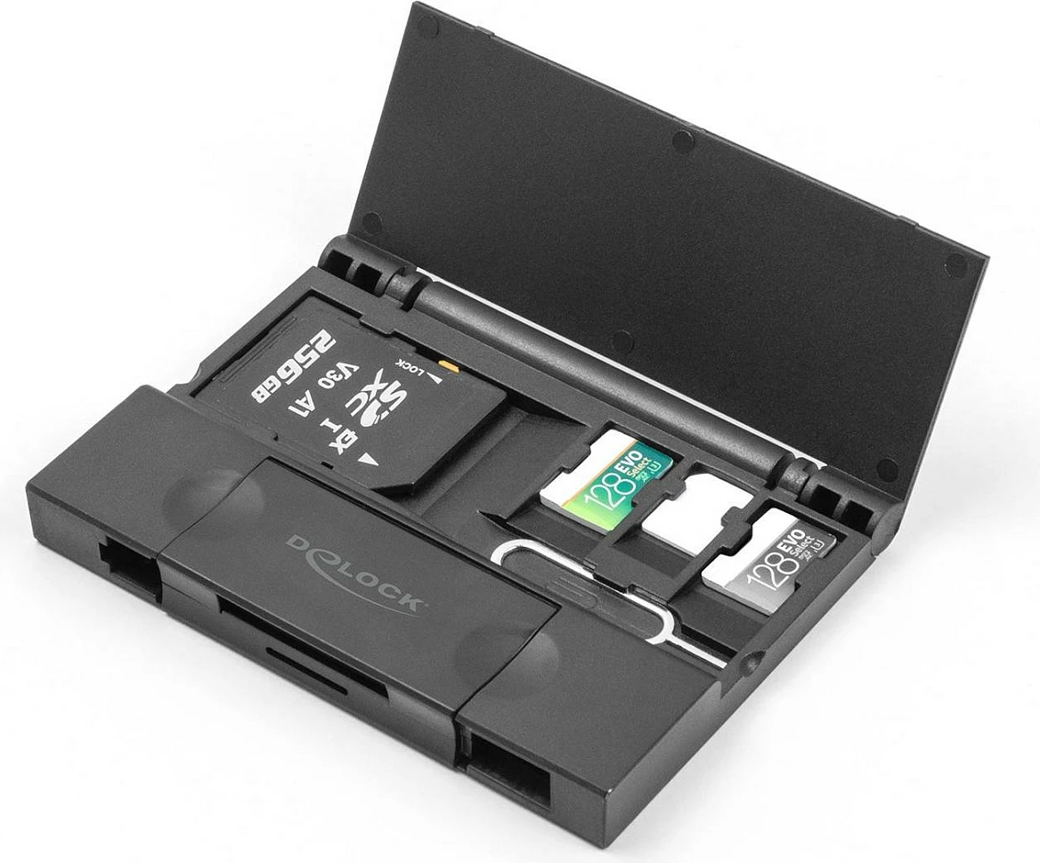 Lexues kartelash DeLOCK 91014, USB-A/USB-C, SD/MicroSD/MMC, 5 Gbit/s, i zi