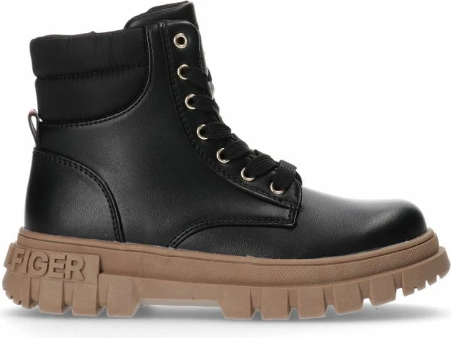 Çizme Tommy Hilfiger për Femra, të lidhura me shnur, të zeza [Madhësia: 36]