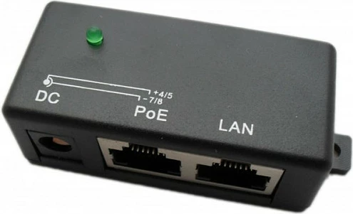 Injektor PoE Extralink 1-Port, 48V, Fast Ethernet 10/100, i zi