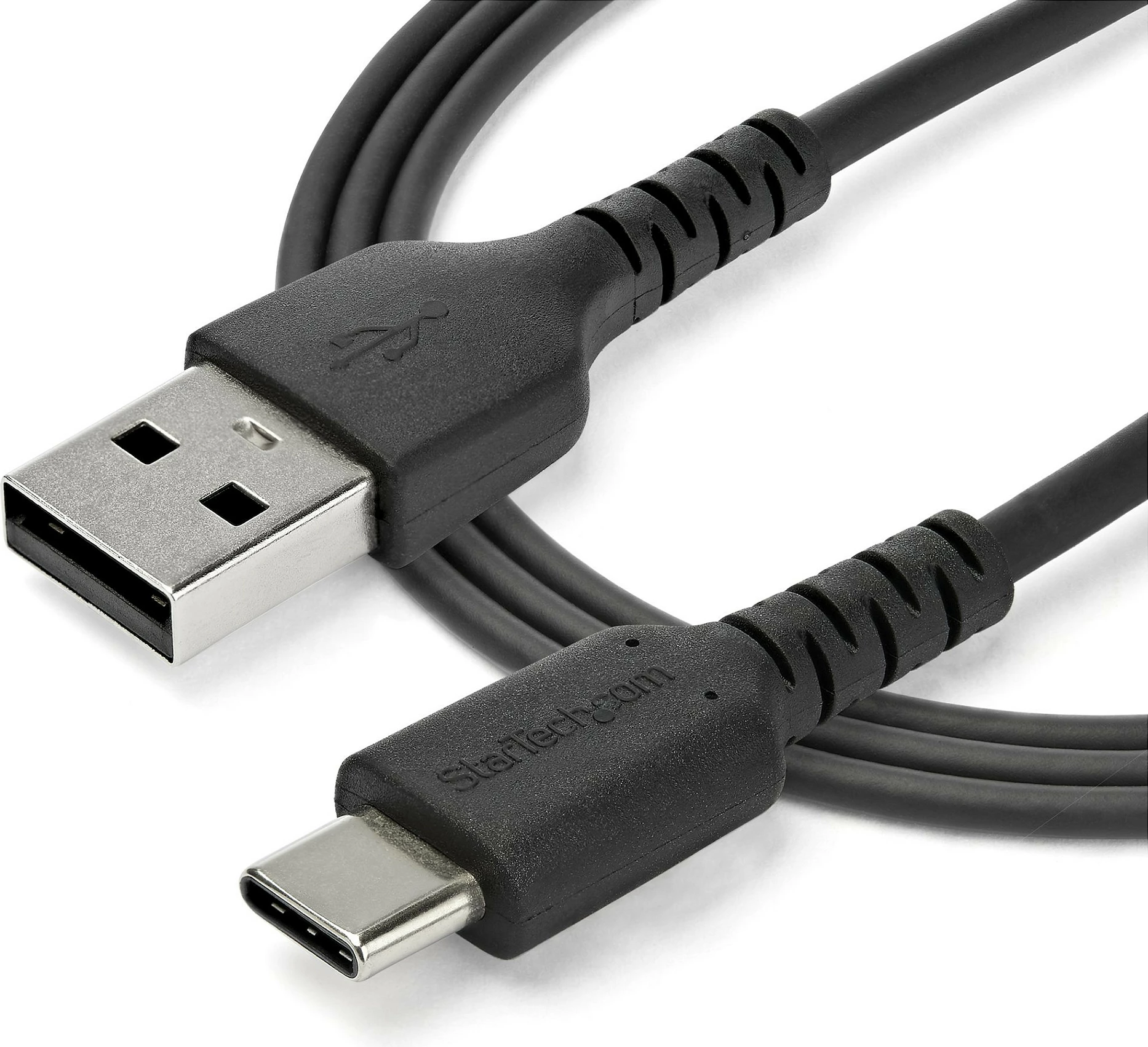Kabllo USB StarTech 2m USB-A në USB-C, USB 2.0, 60W PD, e zezë