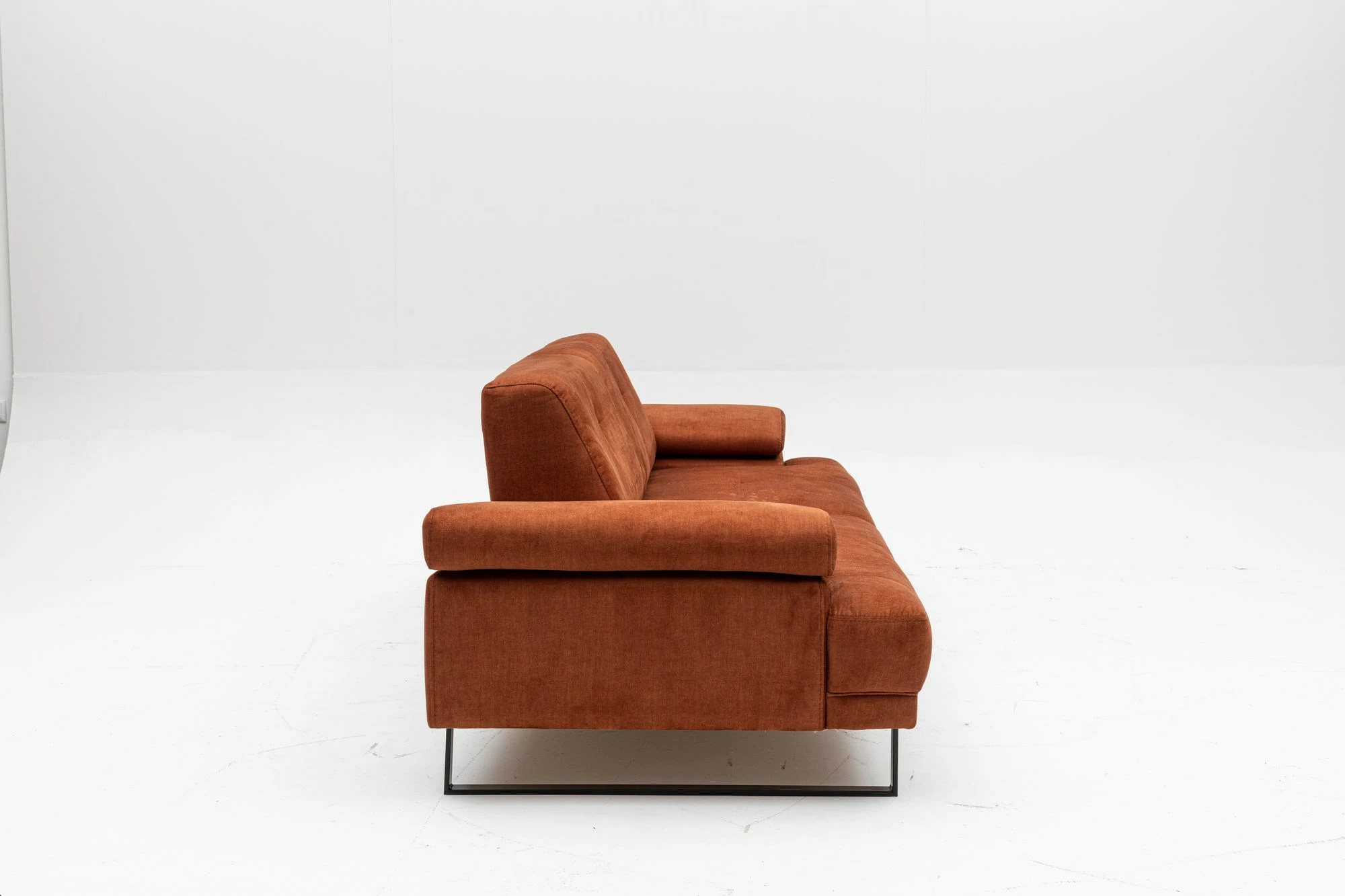 Divan-krevat 3 vendësh, ngjyrë portokalli, Atelier del Sofa, Mustang