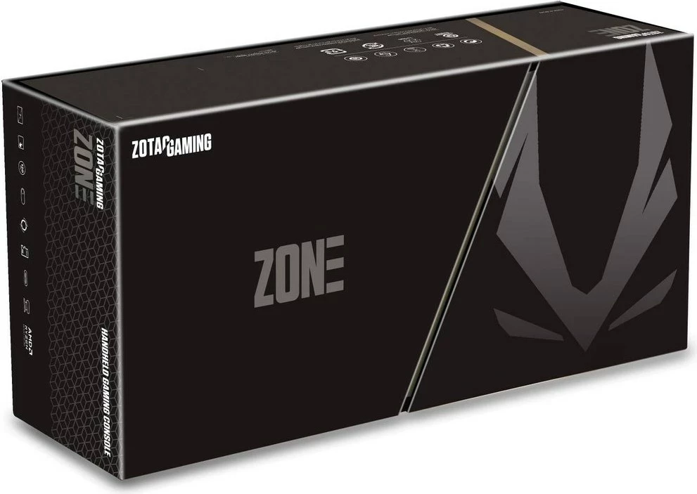 Konzolë portabile për lojëra ZOTAC Zone, 512 GB, 7 inç, e zezë