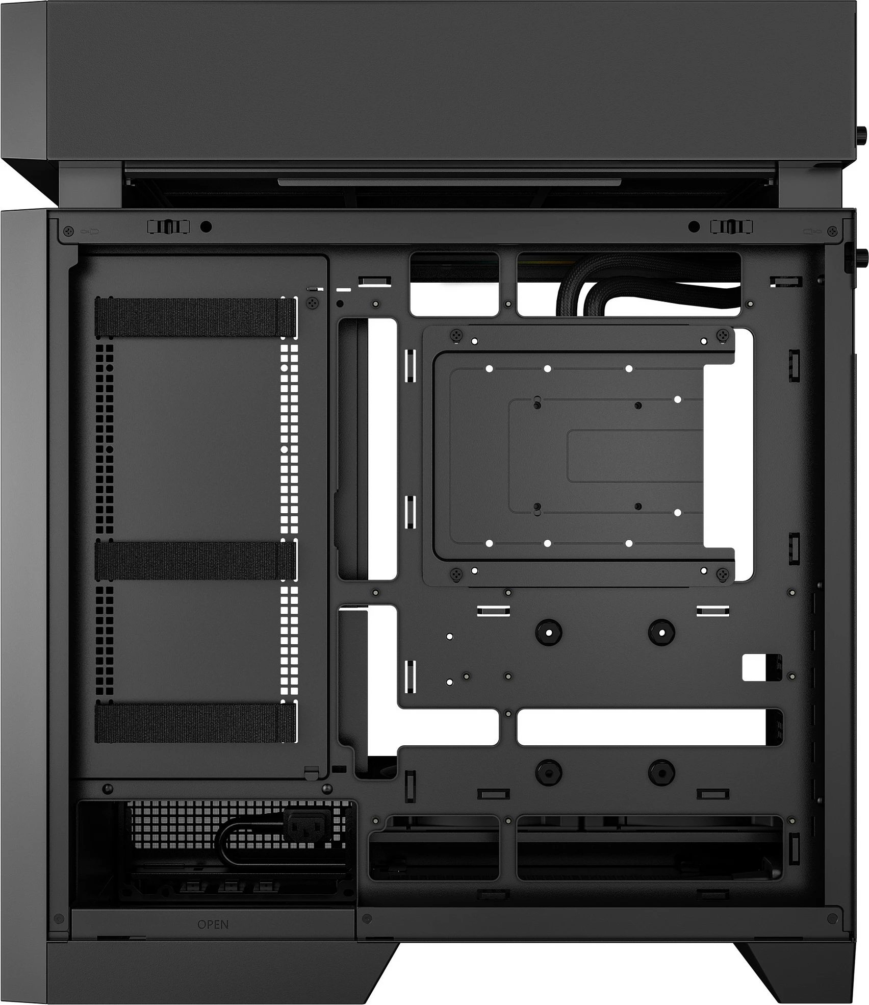 Kasë DeepCool CL6600, Midi Tower, ATX/micro ATX/Mini-ITX, Tempered Glass, RGB, e zezë