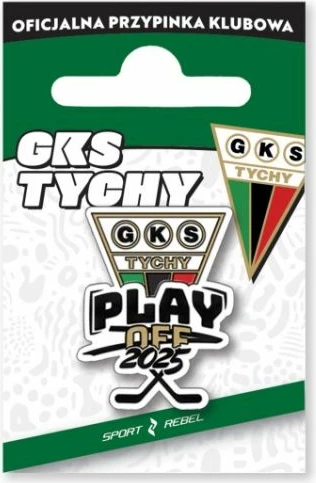 Pin për tifozë Inny GKS Tychy, i zi dhe i gjelbër