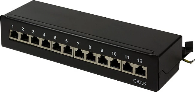 Patch panel LogiLink 12-Port Cat6 STP, desktop, i zi