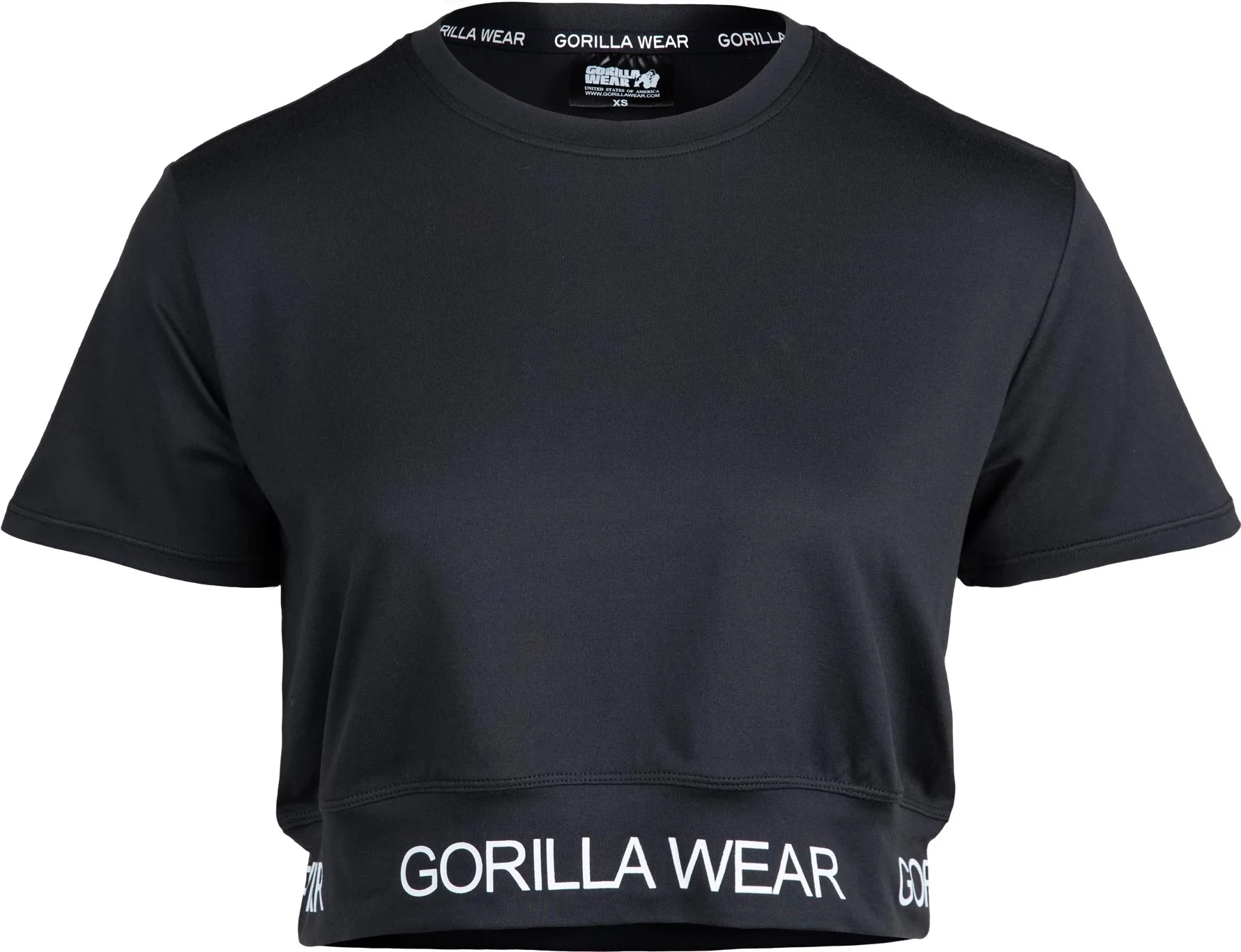 Colby Cropped T-Shirt - Black [Madhësia: XS]