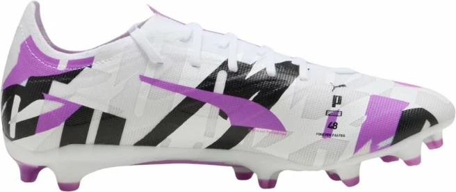 Atlete futbolli Puma për meshkuj, të bardha dhe vjollcë