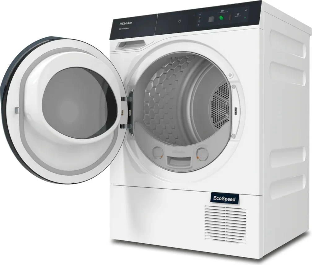 Tharëse rrobash me pompë nxehtësie Miele TQ 1000 WP Nova Edition, e bardhë