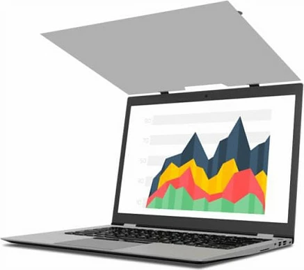 Filtër privatësie për ekran laptopi 3M PF133W1B, 13.3", 16:10, filtër dritë blu, i zi