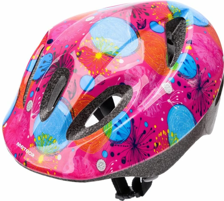 Helmetë biçiklete për fëmijë Meteor, rozë