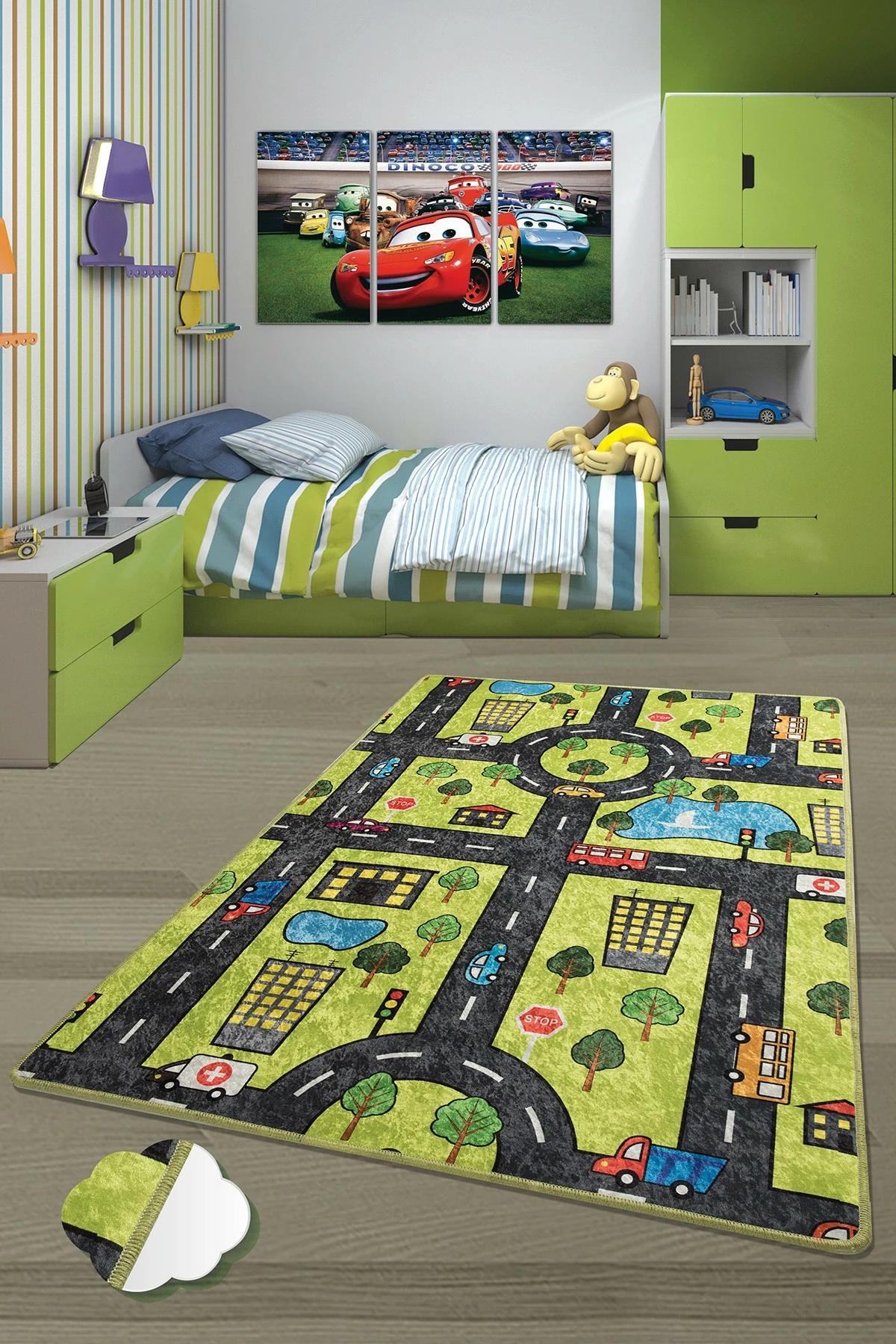 Qilim Conceptum Hypnose, Green City, 140x190cm