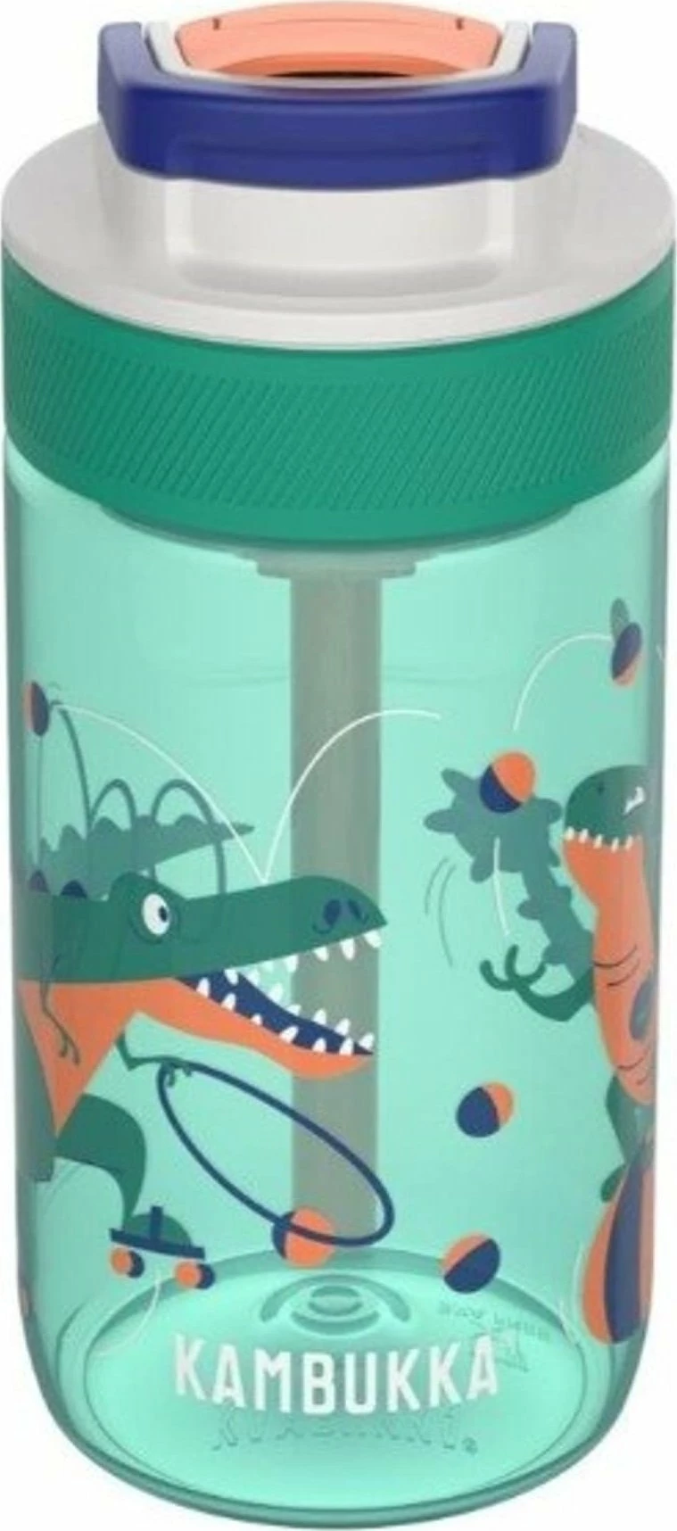 Shishe uji për fëmijë Kambukka Lagoon 400 ml Juggling Dino, jeshile, 1 copë