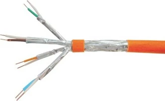 Kabllo rrjeti Equip Cat7 S/FTP, 100m, bakër, LSZH, portokalli