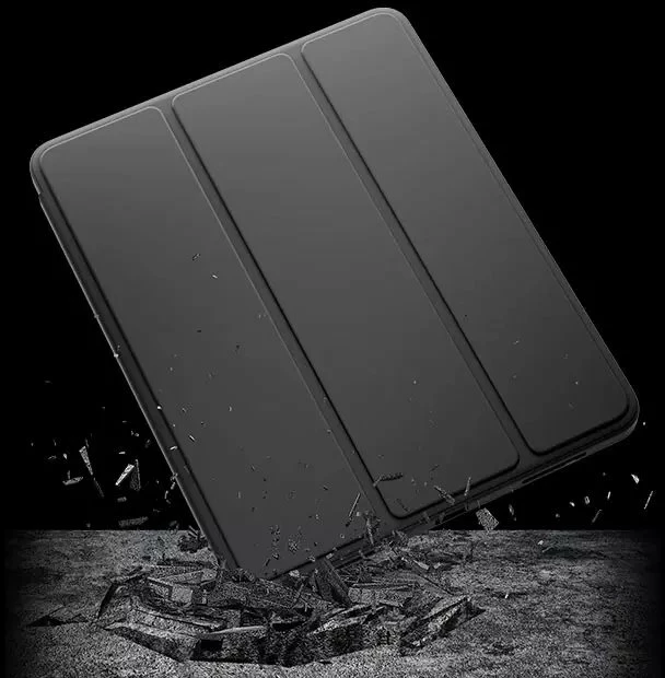 Mbështjellës i butë për tablet 3MK Soft Tablet Case për Samsung Galaxy Tab S10 Lite, deri 12\", i zi