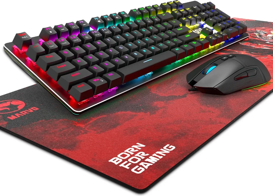 Set tastier, maus dhe mauspad Marvo CM372 3INI COMBO(AMZN) Marvo CM372