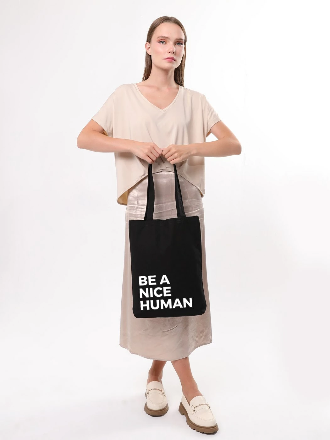 Qese tote Zoozie Bags, 1437, e zezë, 35x40x8cm