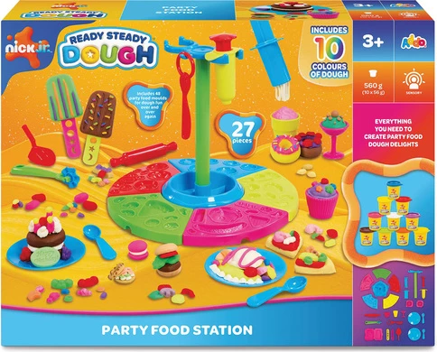 Nick Jr. Ready Steady Dough Party Food Station Dough Playset