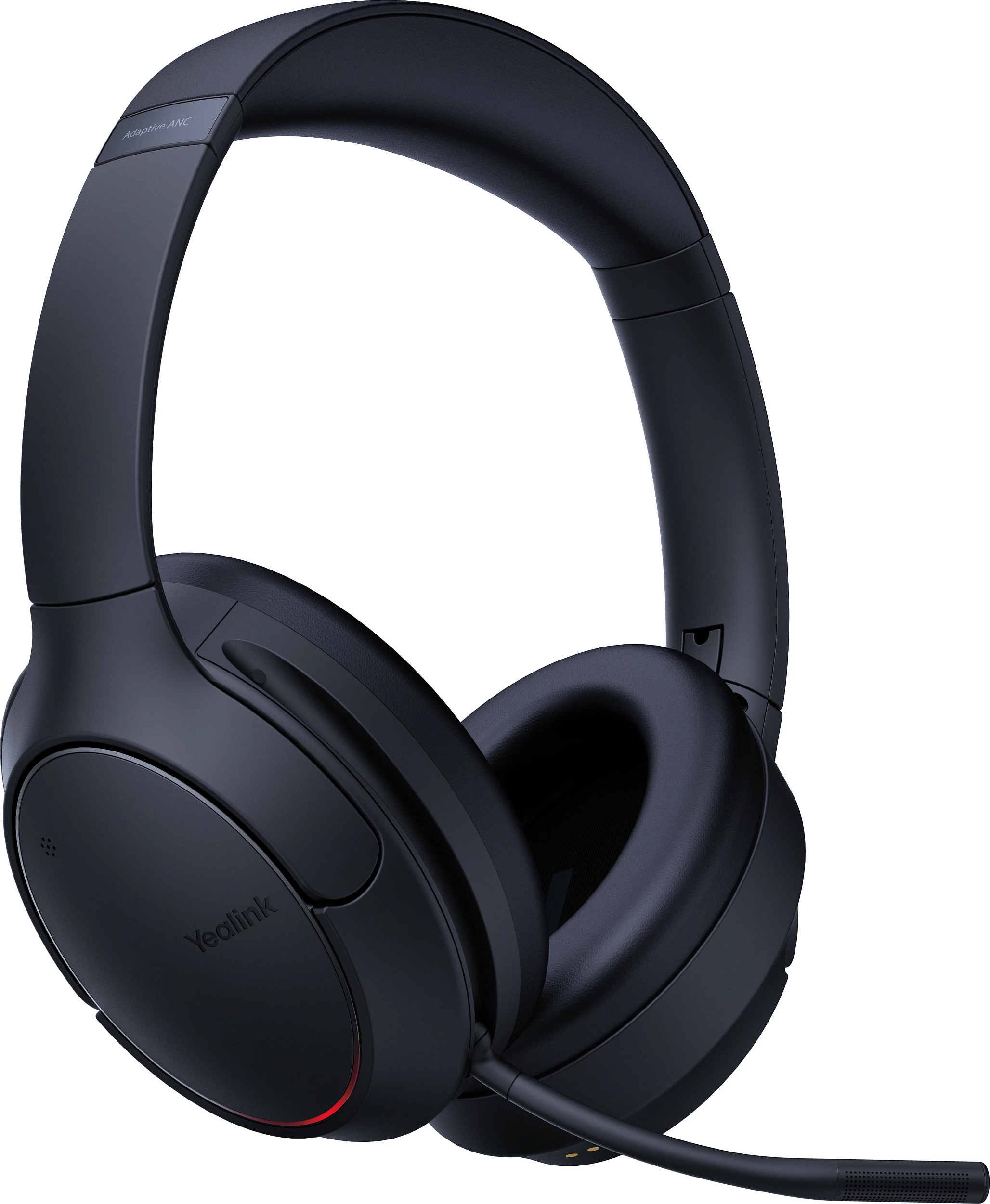 Kufje me mikrofon Yealink BH78, Bluetooth 5.3, ANC, me stand, USB-C/USB-A, të zeza