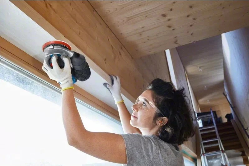 Lëmues orbital Bosch GEX 18V-125, pa kabllo, 18V, i zi/kaltër/gri