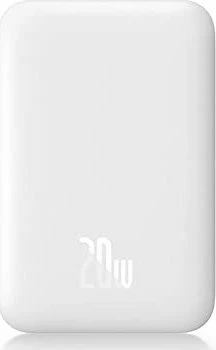 Powerbank Baseus Magnetic Mini 6000mAh 20W MagSafe, e bardhë
