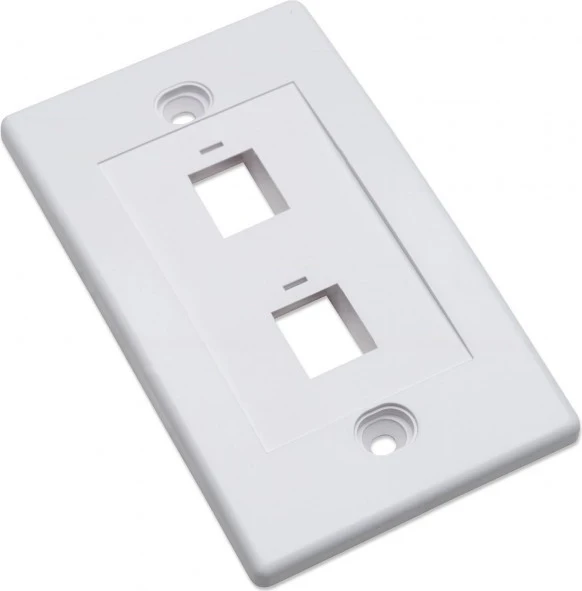 Panel Intellinet 163293, për 2x priza, i bardhë