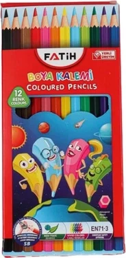 FATIH Boja Druri – Set me 12 Ngjyra (Coloured Pencils)