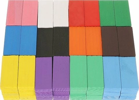 Set domino druri Kruzzel 22914, 360 copë, 407 elemente, shumëngjyrësh