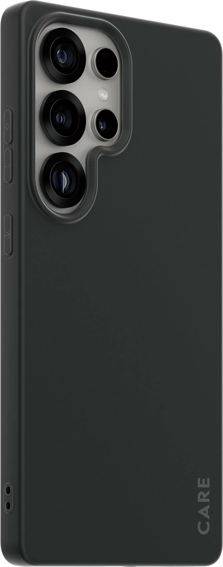 Mbështjellës PanzerGlass CARE për Samsung Galaxy S25 Ultra, silikon, i zi