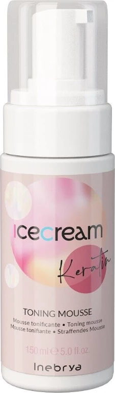 Shkumë për flokë Inebrya Icecream Keratin, 150 ml