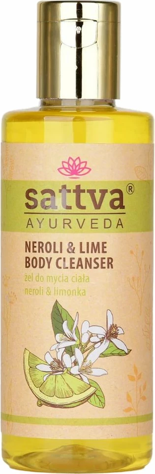Xhel për trup për femra Sattva Neroli & Lime 210ml